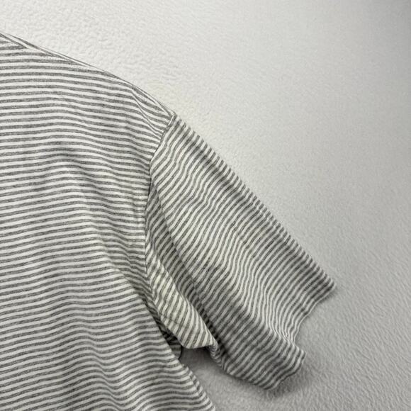 Vintage Towncraft Shirt men's large Gray White Single Stitch Oversized Boxy 90s - Picture 11 of 13